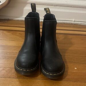 Dr. Martens Black Leather Ankle Boots